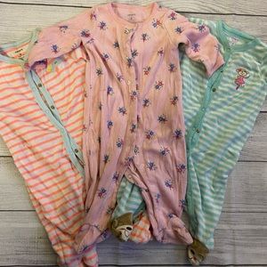 3 Baby one pieces
